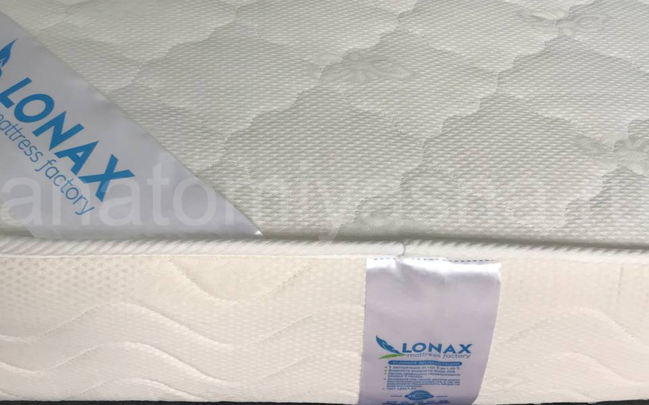 матрас lonax memory-latex tfk 140x200 ортопедический пружинный